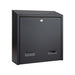 Outdoor Post Box for Gates and Fence Mounting Rear Access Lockable W3 - 6 - Letterbox Supermarket