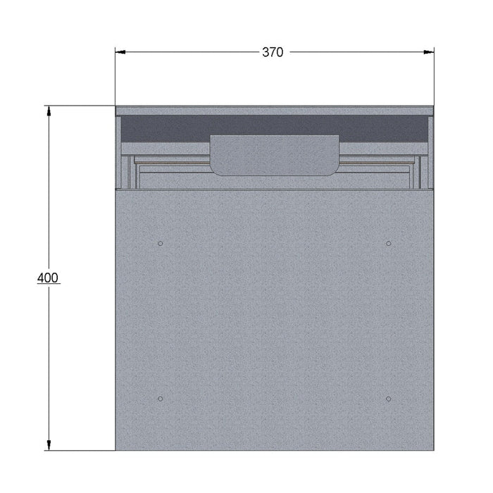 Outdoor Post Box for Gates and Fence Mounting Rear Access Lockable W3 - 6 - Letterbox Supermarket