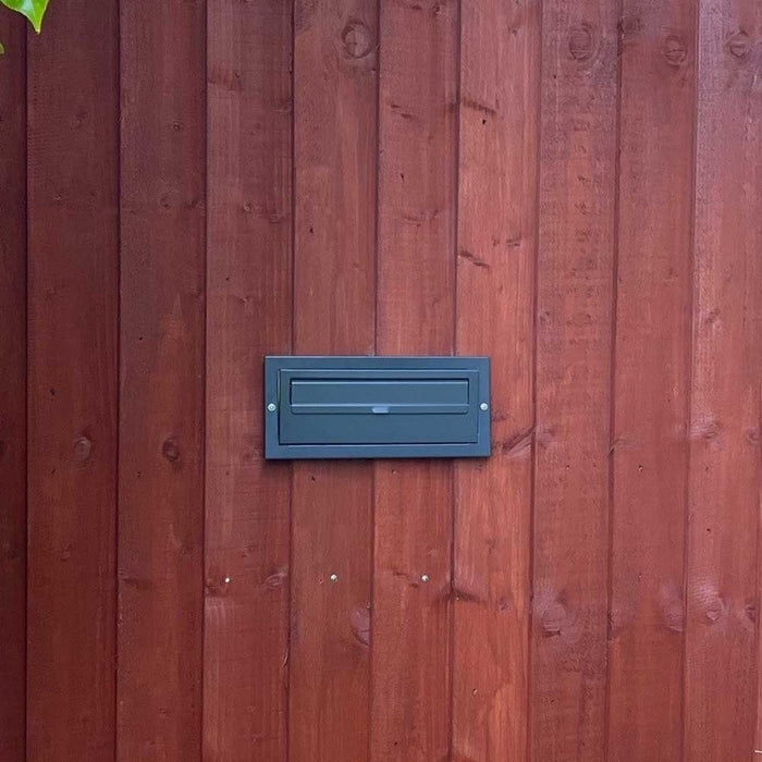 Outdoor Post Box for Gates and Fence Mounting with Trim Rear Access W3 - 2 - Letterbox Supermarket