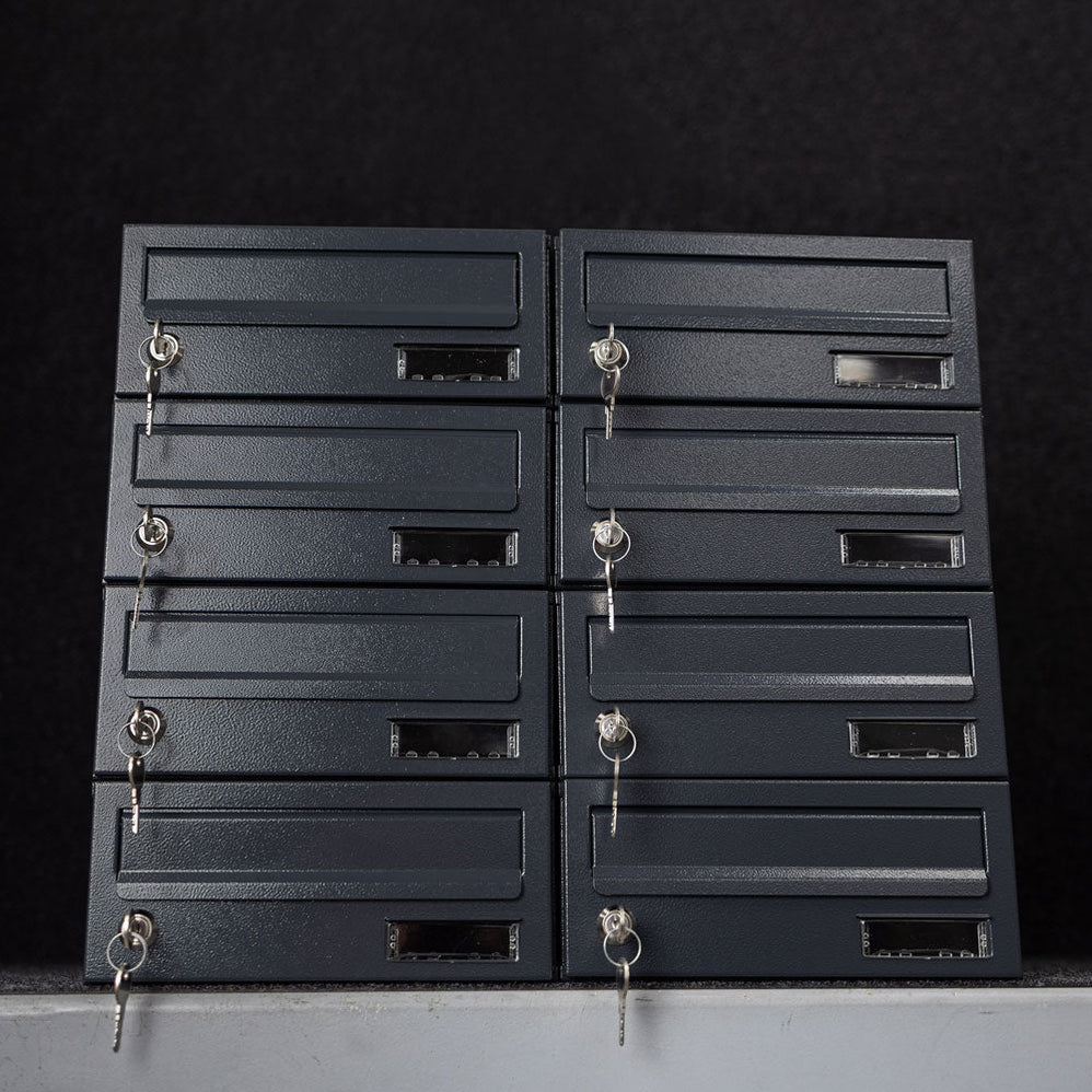 Flat Mailboxes Wall Mounted Apartment Mailboxes — Letterbox Supermarket