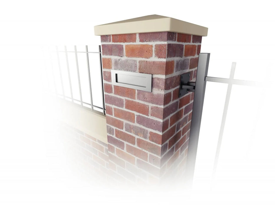 Stamford Through Wall Letterbox | Brass, Chrome or Black Finish