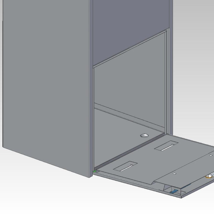 Sigma Paco Rear Access Parcel Box for Gates and Fences - Letterbox Supermarket