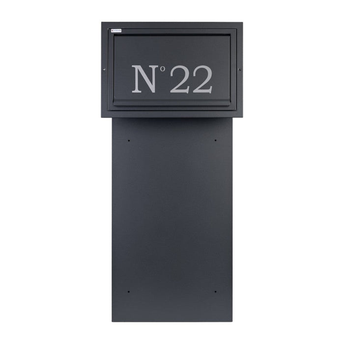 Sigma Paco Rear Access Parcel Box for Gates and Fences - Letterbox Supermarket