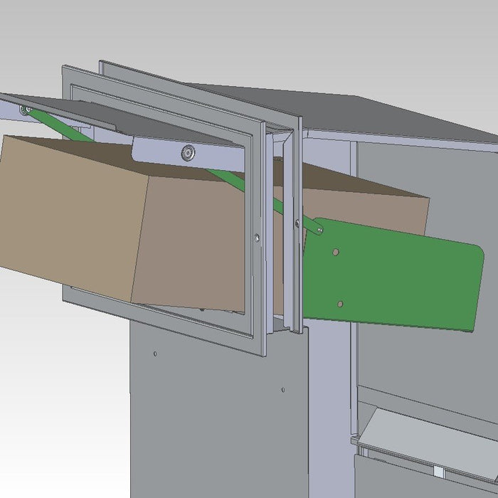 Sigma Paco Rear Access Parcel Box for Gates and Fences - Letterbox Supermarket