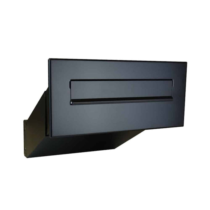 LDD-041 Metal Black Telescopic Through Wall Letterbox 230-390mm