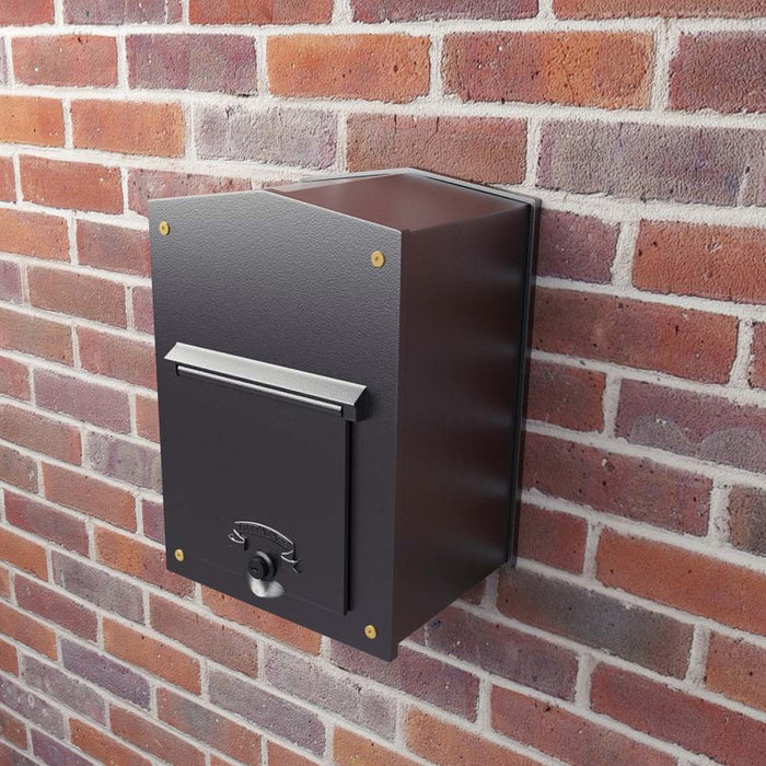 Stamford Through Wall Letterbox | Brass, Chrome or Black Finish