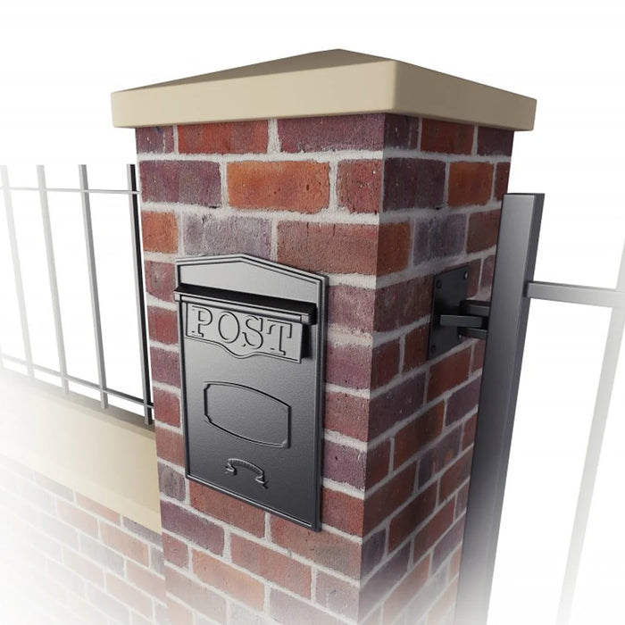 Bloomsbury Through Wall Cast Aluminium Mailbox – Made to Order