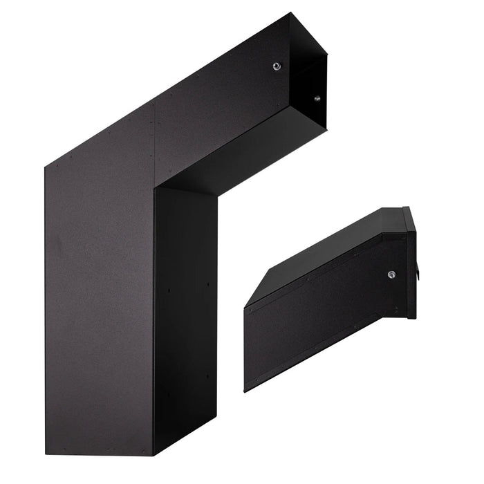 Through Wall Letter Chute High Capacity Collection Box Powder Coated Rolle - Letterbox Supermarket