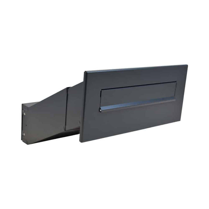 LDD-041 Telescopic Through Wall Letterbox 230-390mm – Powder Coated