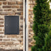 Toldi Vertical Through the Wall Letterbox for Narrow Walls - Letterbox Supermarket