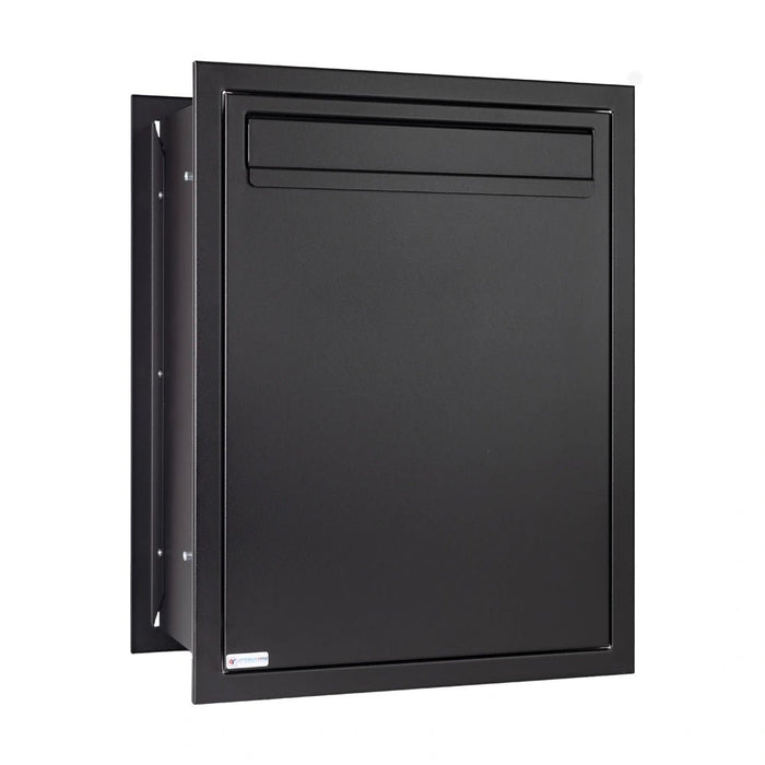 Toldi Vertical Through the Wall Letterbox for Narrow Walls - Letterbox Supermarket