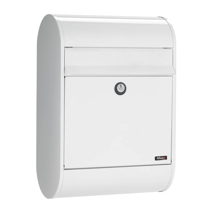 Lockable Post Box Wall Mounted Galvanised Steel Allux 5000