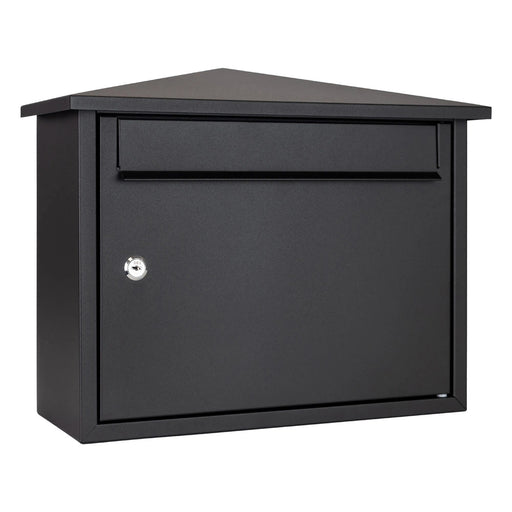 Wall Mounted Letterbox Lockable Outdoor Kestrel - Letterbox Supermarket