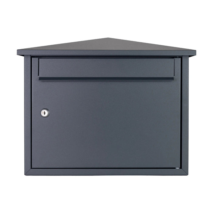 Wall Mounted Letterbox Lockable Outdoor Kestrel - Letterbox Supermarket