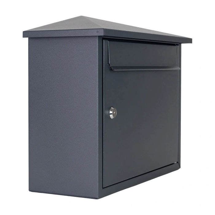 Wall Mounted Letterbox Lockable Outdoor Kestrel - Letterbox Supermarket