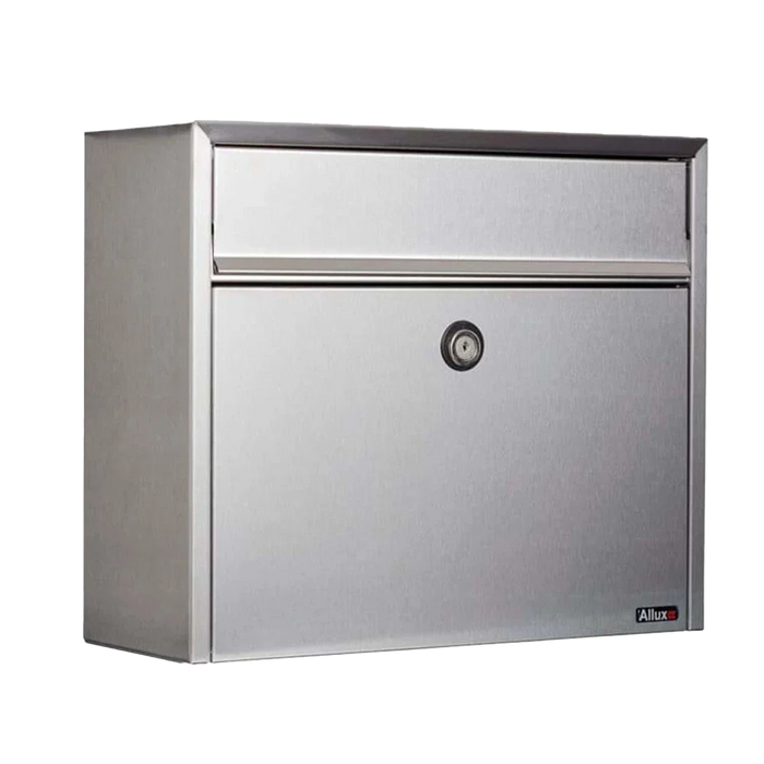 Allux LT150 External Wall Mounted Stainless Steel Letterbox