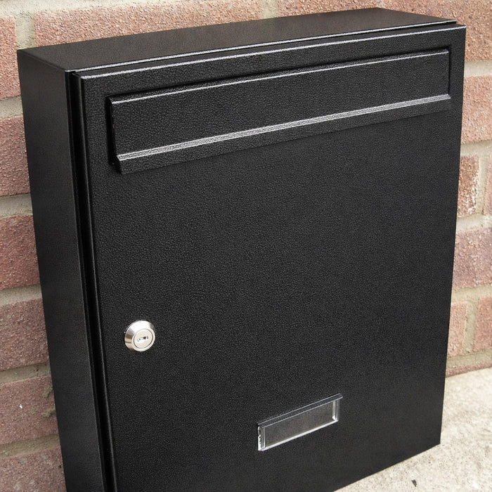 Wall Mounted Post Box Lockable Galvanised Steel W5 Urban Easy