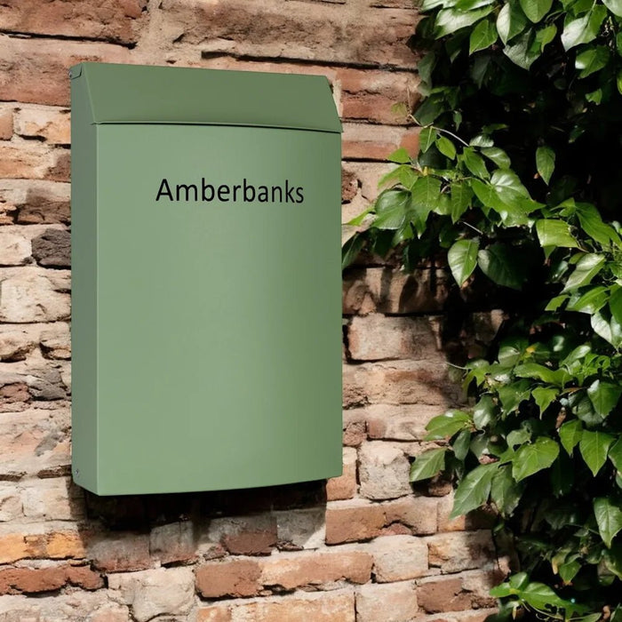 Wall Mounted Minimalistic Lockable Letterbox Wren - Letterbox Supermarket