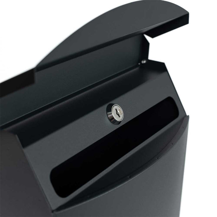 Wall Mounted Minimalistic Lockable Letterbox Wren - Letterbox Supermarket