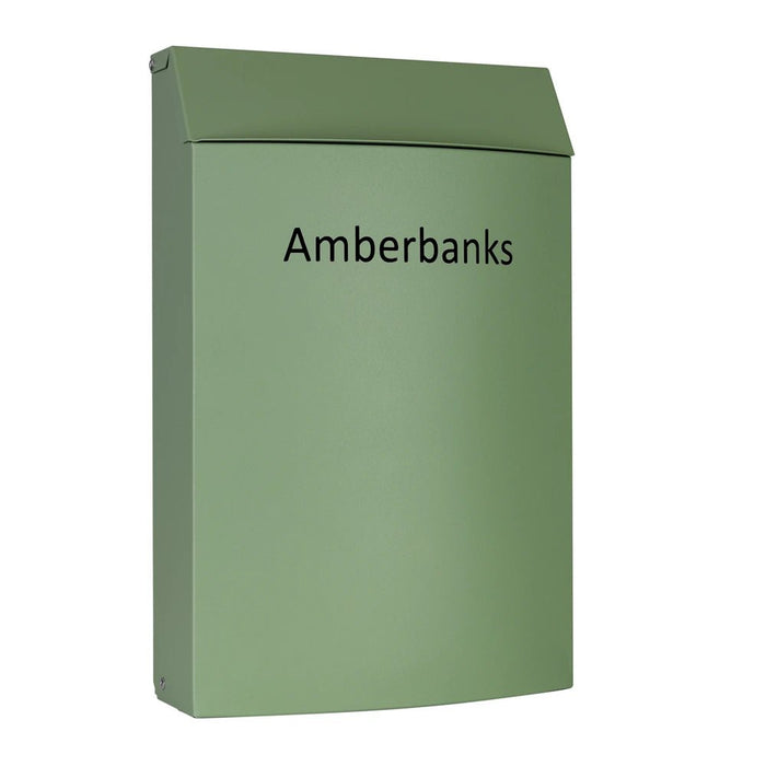 Wall Mounted Minimalistic Lockable Letterbox Wren - Letterbox Supermarket