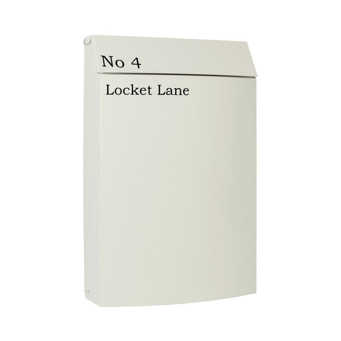 Wall Mounted Minimalistic Lockable Letterbox Wren - Letterbox Supermarket