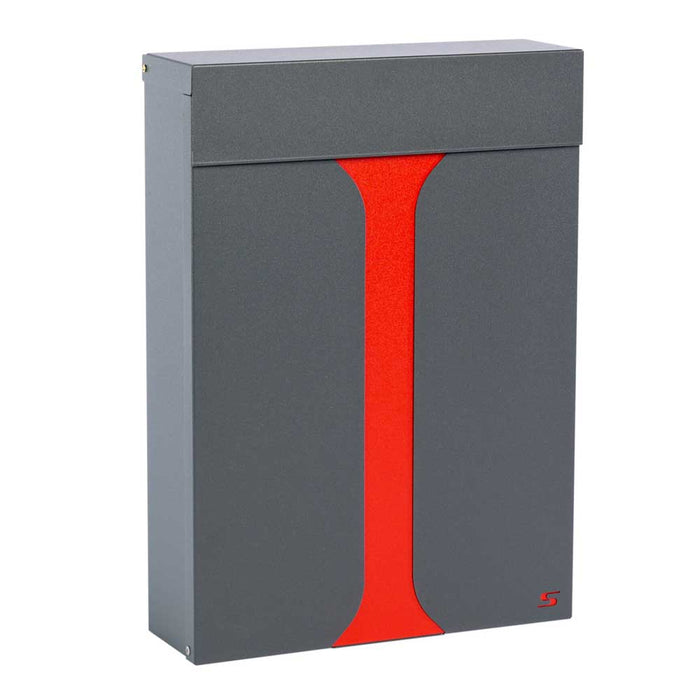 Wall Mounted Post Box External Lockable San Martino - Letterbox Supermarket