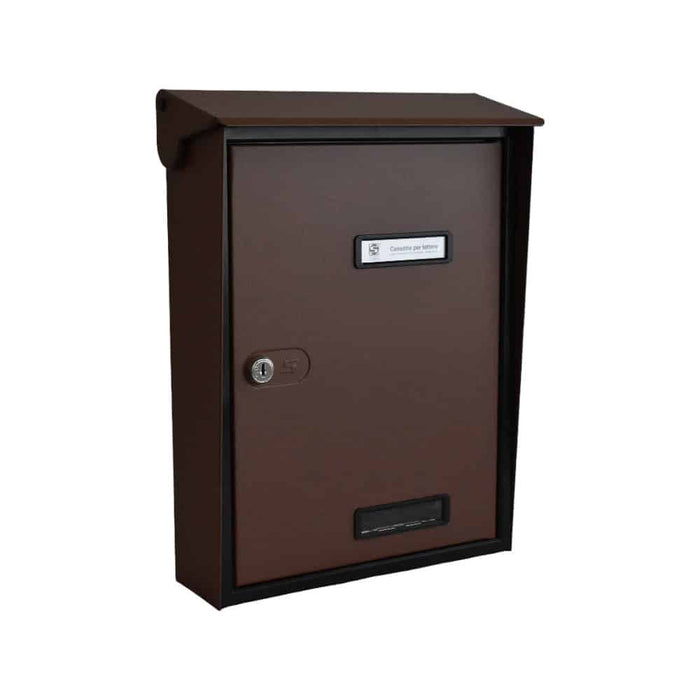 Wall Mounted Post Box External Lockable San Zenone - Letterbox Supermarket