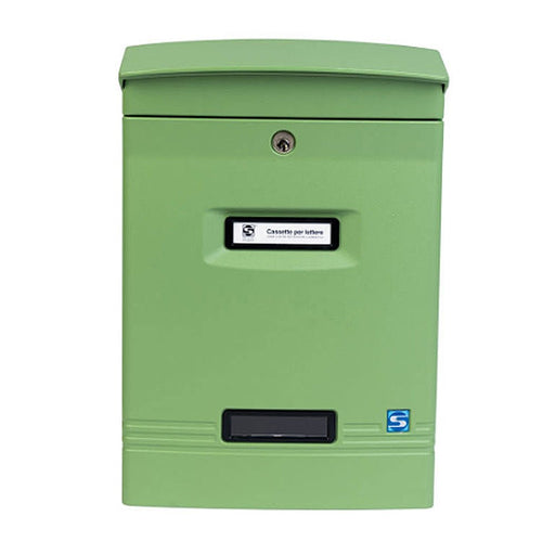 Wall Mounted Post Box Lockable Die-Cast Aluminium Moda Italiana Gioiosa - Letterbox Supermarket