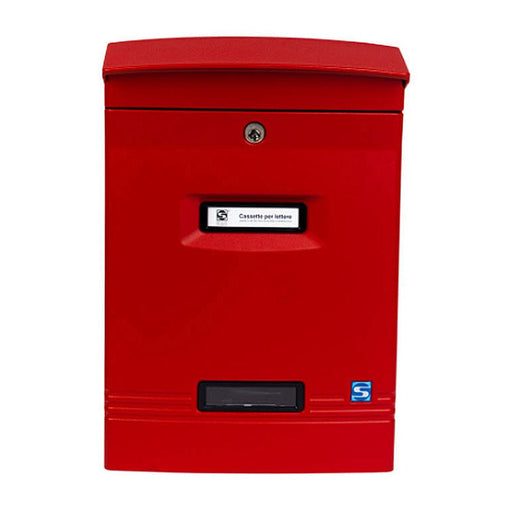 Wall Mounted Post Box Lockable Die-Cast Aluminium Moda Italiana Gioiosa - Letterbox Supermarket