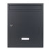 Wall Mounted Post Box Lockable Galvanised Steel W5 Urban Easy - Letterbox Supermarket