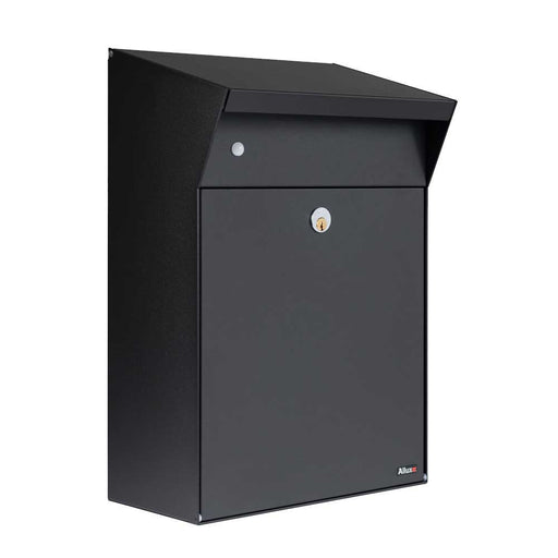 Wall Mounted Post Box Lockable Powder Coated Allux Bjørn Villa - Letterbox Supermarket