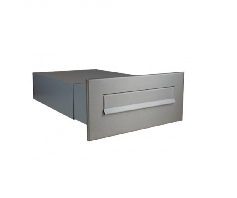 Built In Post Box Telescopic Stainless Steel LBD-042 - Letterbox Supermarket