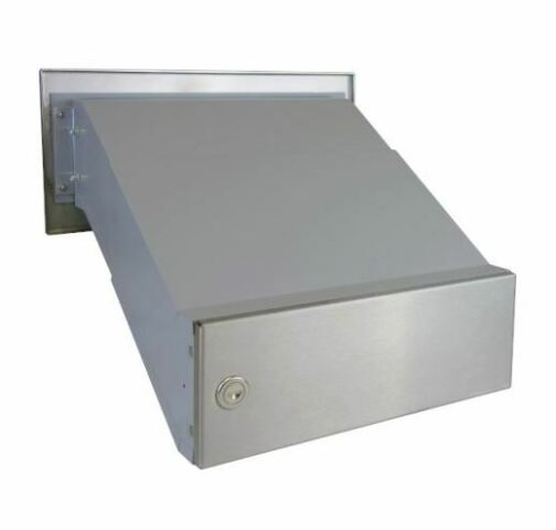 Built In Post Box Telescopic Stainless Steel LDD-041 - Letterbox Supermarket