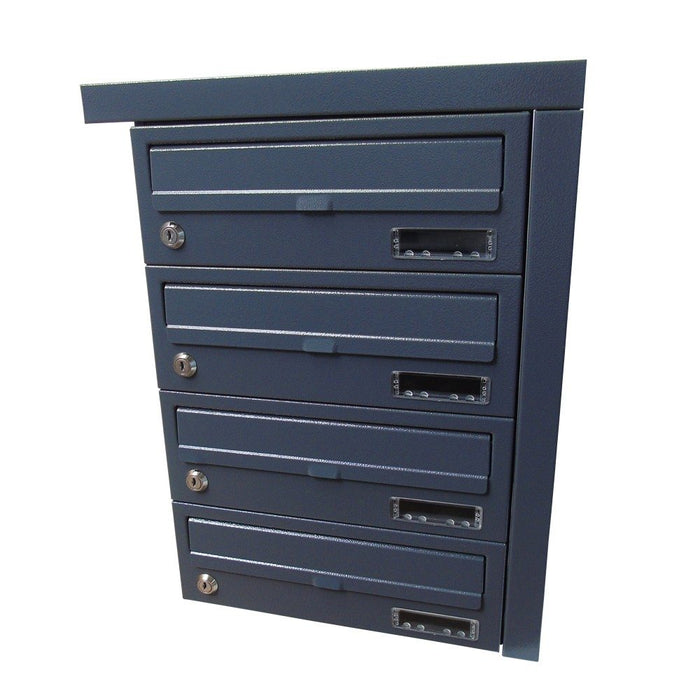 Communal Letterboxes Internal Recess Mounted with Trim Urban Easy E2 - Letterbox Supermarket