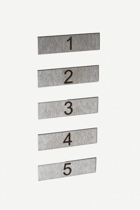 Flat Numbers for Communal Letterboxes Urban Easy Range - Letterbox Supermarket