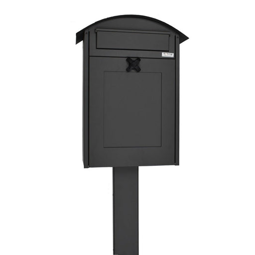 Free Standing Large Post Box Lockable - Albertina - Letterbox Supermarket