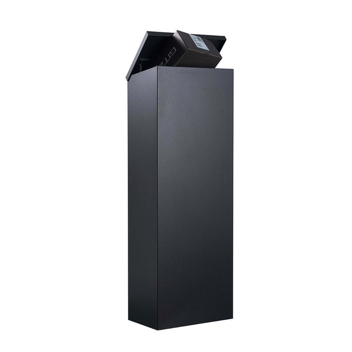 Free Standing Parcel Delivery Box Rear Access Allux 600 - Letterbox Supermarket