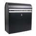 Free Standing Post Box Lockable Galvanised Steel Allux KS200 - Letterbox Supermarket