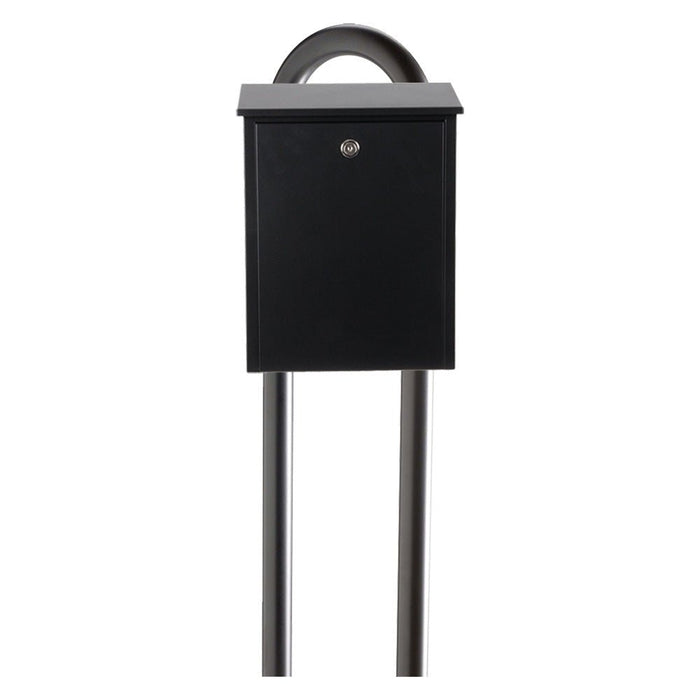 Free Standing Post Box Lockable Powder Coated Allux 200 - Letterbox Supermarket