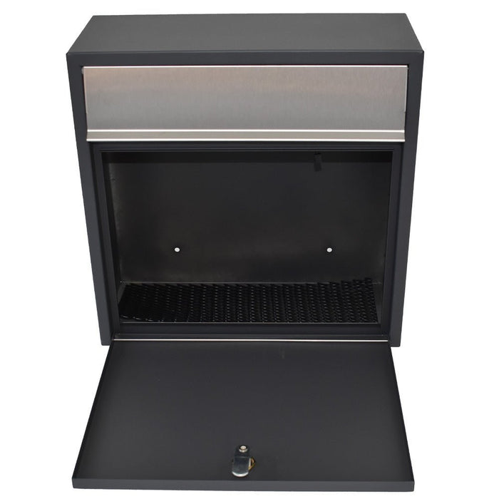 Free Standing Post Box Lockable Powder Coated Allux 250 - Letterbox Supermarket