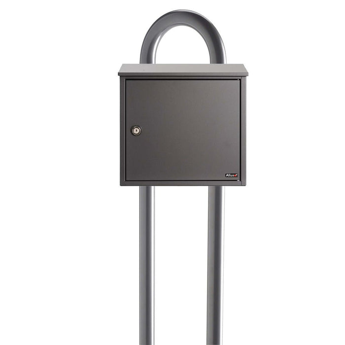 Free Standing Post Box Lockable Powder Coated Allux 400 - Letterbox Supermarket