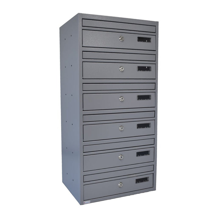 Letterboxes for Apartments Wall Mounted Anthracite Grey RAL 7016 E1 Urban Easy - Letterbox Supermarket