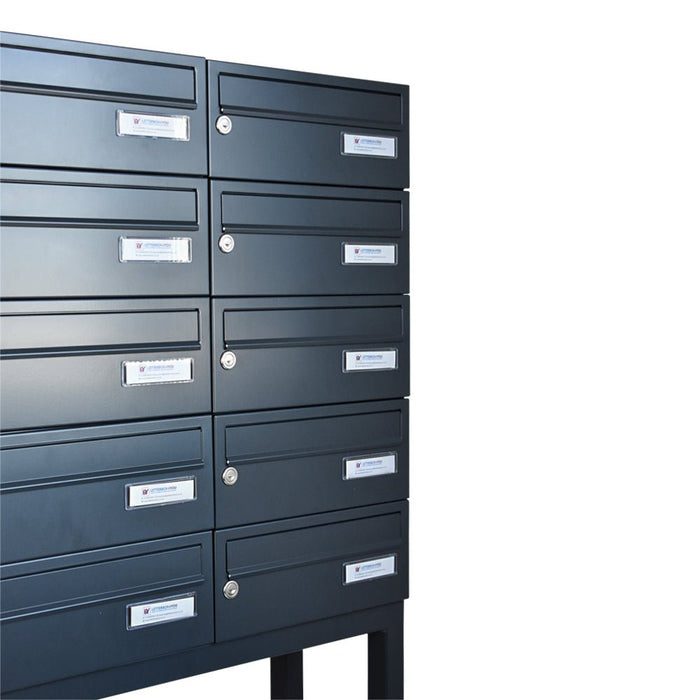 Letterboxes for Flats Lockable Free Standing Internal LBD-015 - Letterbox Supermarket