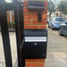 Lockable Post Box Wall Mounted Galvanised Steel Allux 5000 - Letterbox Supermarket