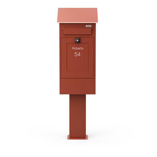 Outdoor Front Retrieval Free Standing Post Box Gustaf - Letterbox Supermarket