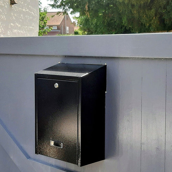 Outdoor Post Box for Gates and Fence Mounting Rear Access Lockable W3-1 - Letterbox Supermarket