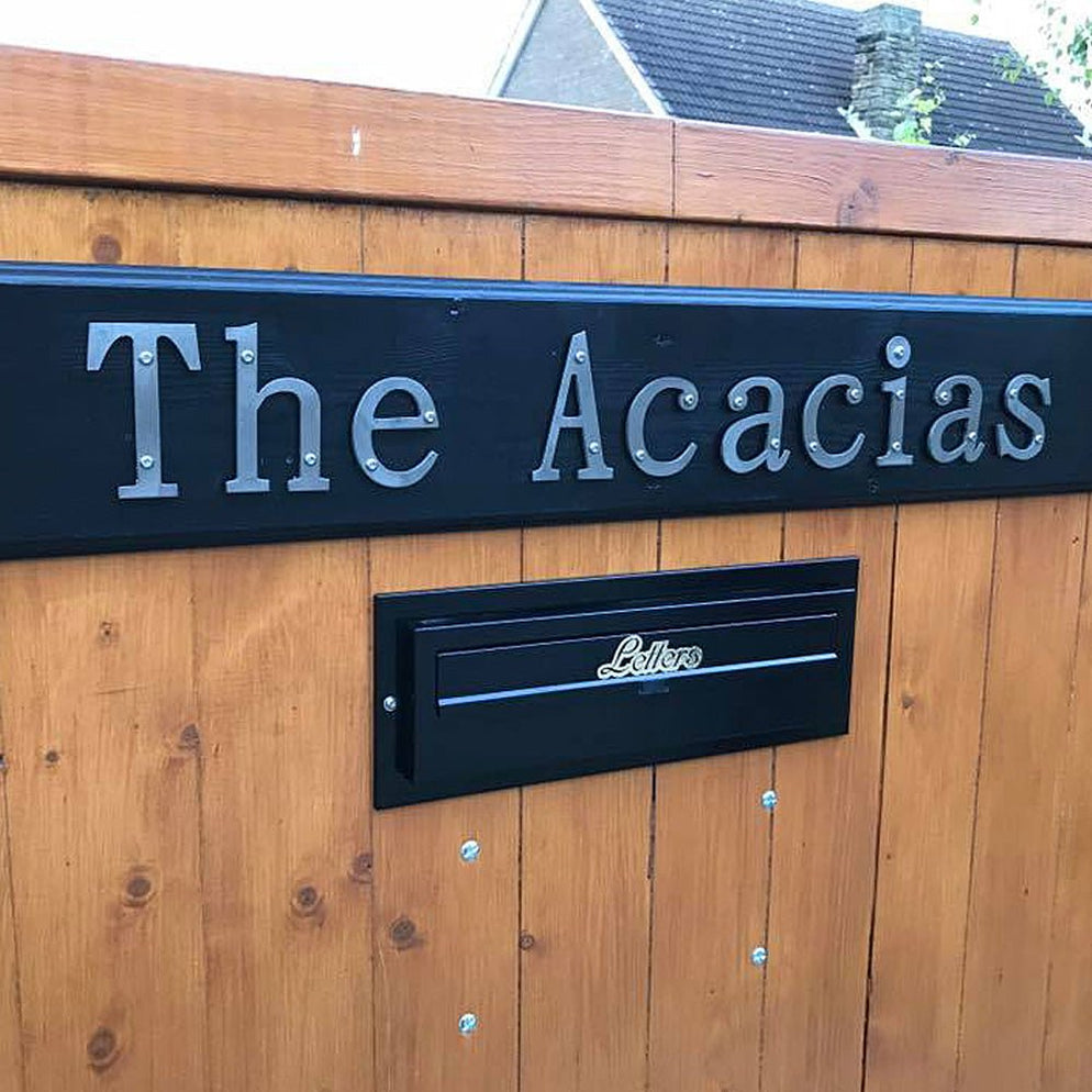 Outdoor Post Box for Gates and Fence Mounting Rear Access Lockable W3