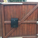 Outdoor Post Box for Gates and Fence Mounting Rear Access Lockable W3 - Letterbox Supermarket