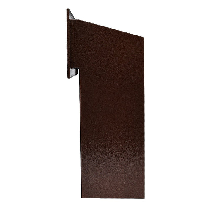 Outdoor Post Box for Gates and Fence Mounting with Trim Rear Access W3-1 - Letterbox Supermarket