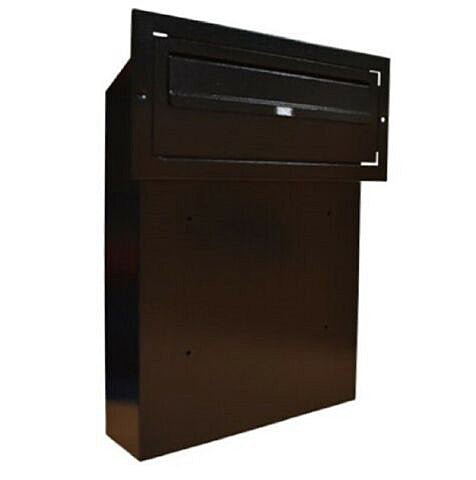 Outdoor Post Box for Gates and Fence Mounting with Trim Rear Access W3-2 - Letterbox Supermarket